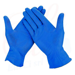 Guanti Monouso Lattice s/polvere E.L. Blu HiRisk pz.50 Small